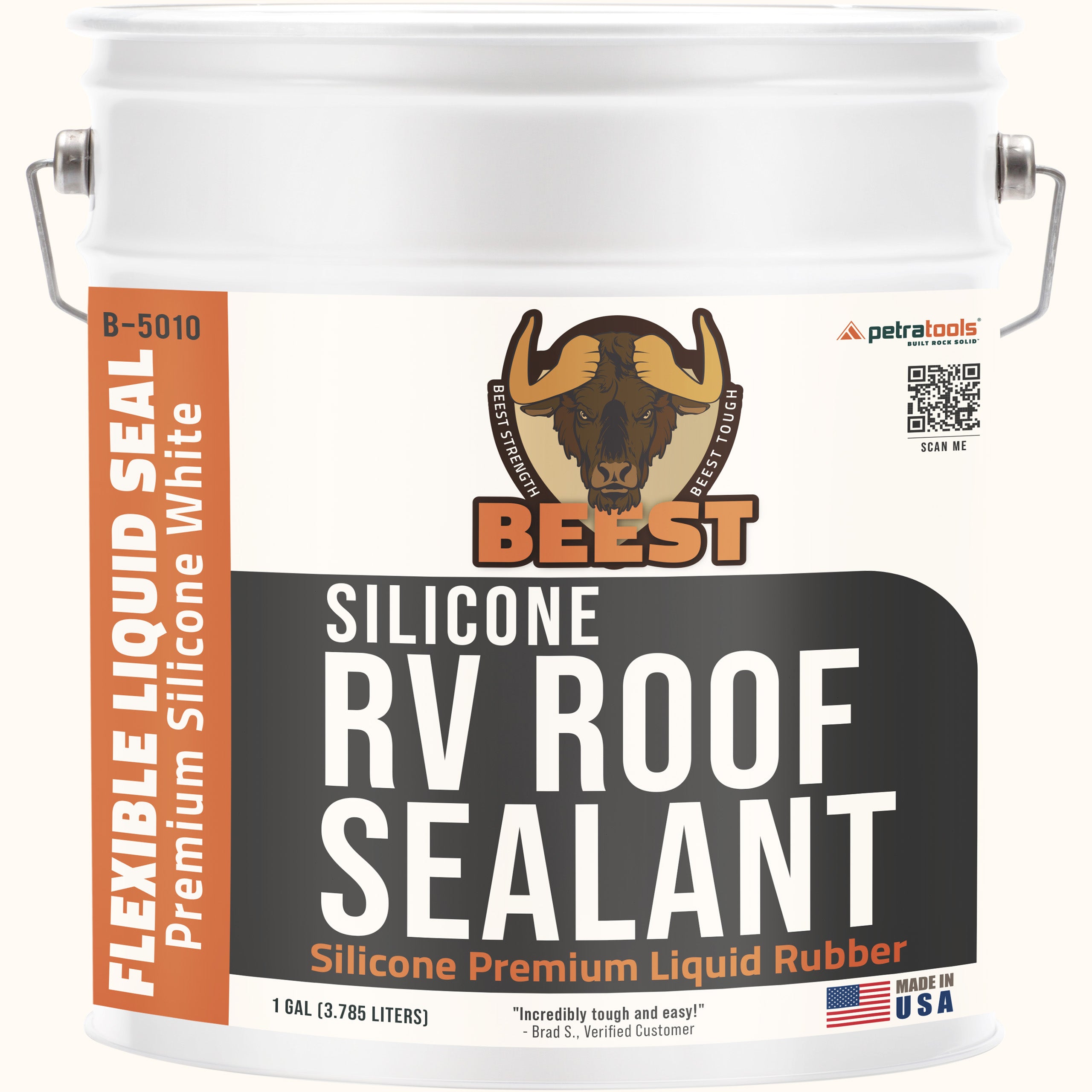 BEEST RV Roof Sealant (Silicone Premium Liquid Rubber) PETRATOOLS