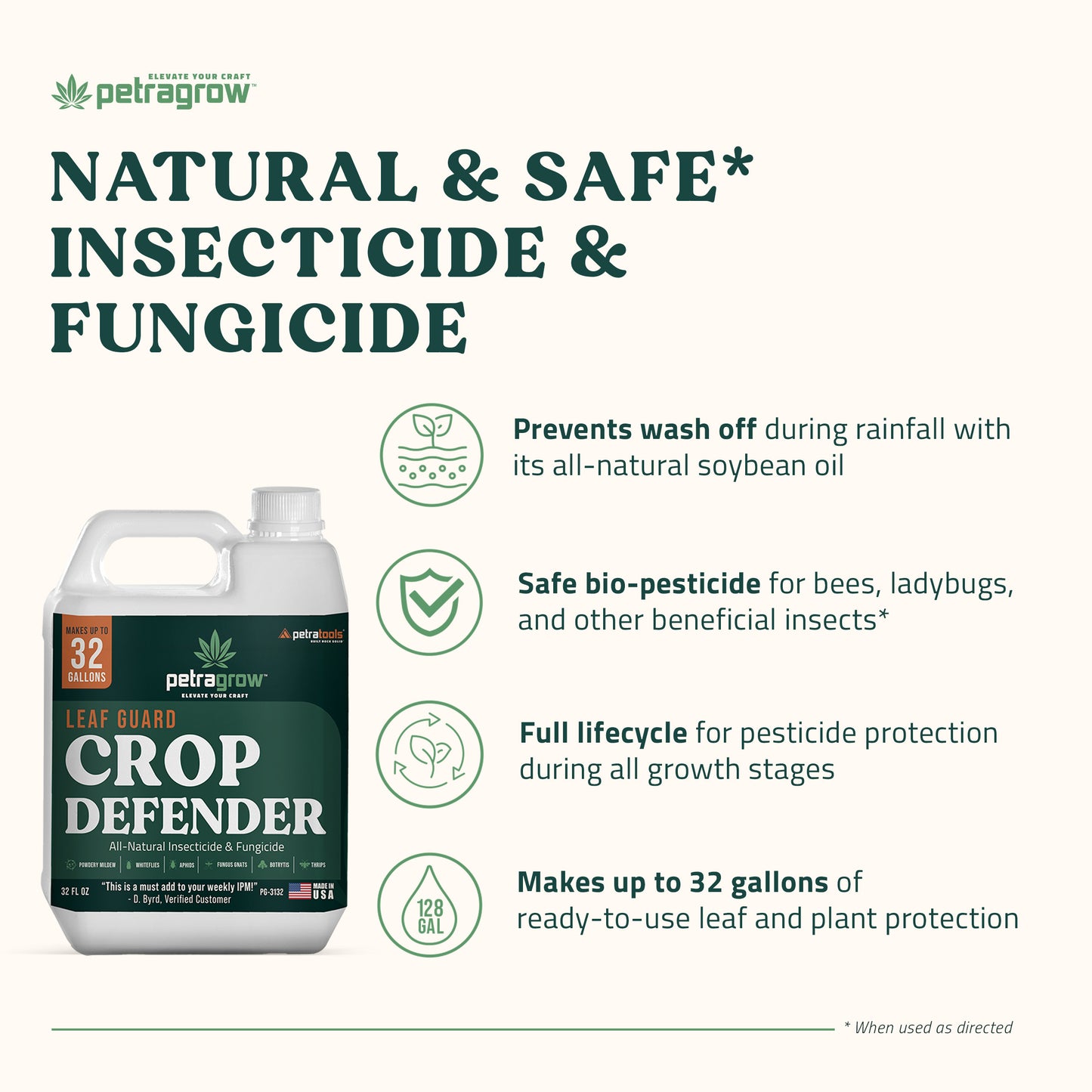 PetraGrow Crop Defender Leaf Guard Concentrate