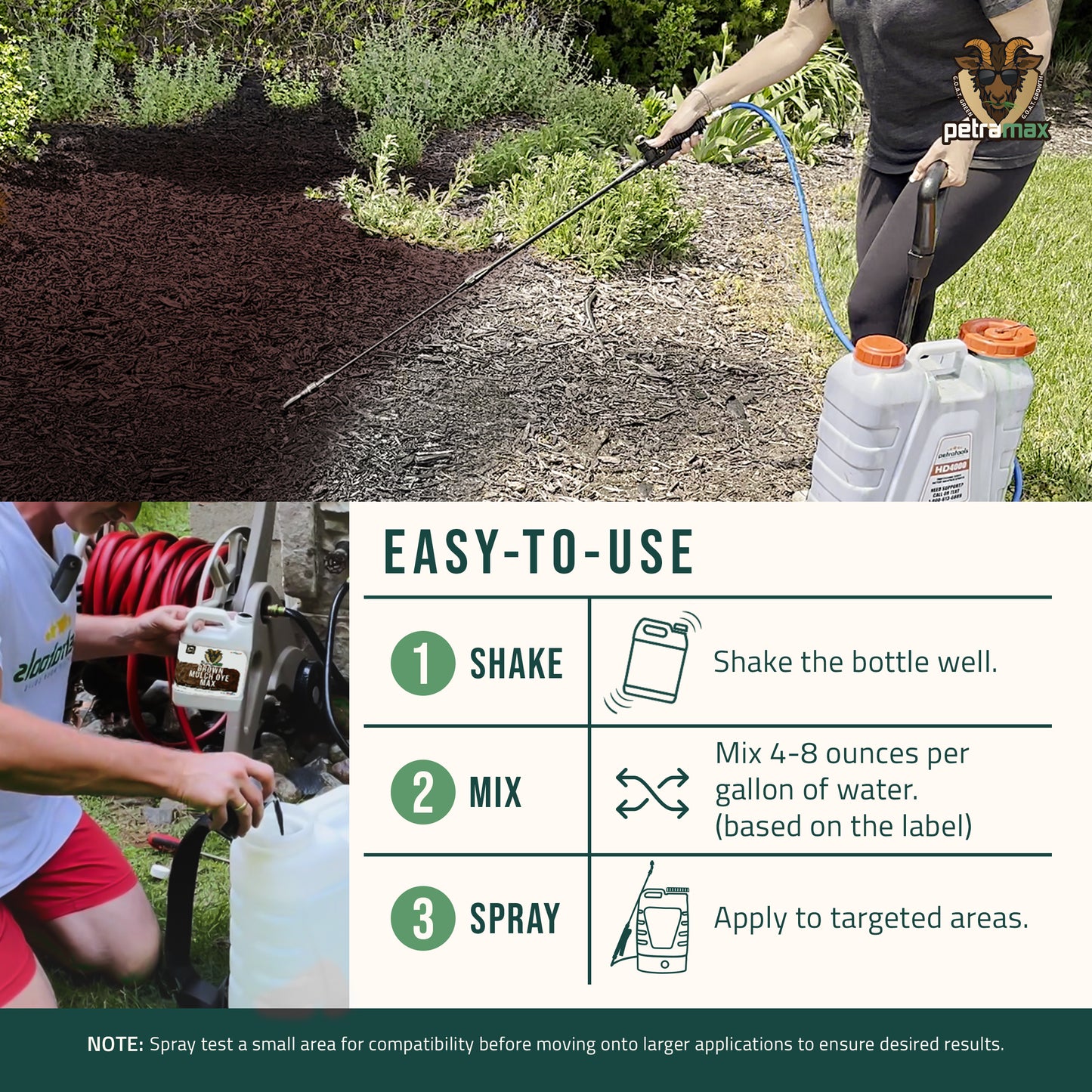 PetraMax Brown Mulch Dye