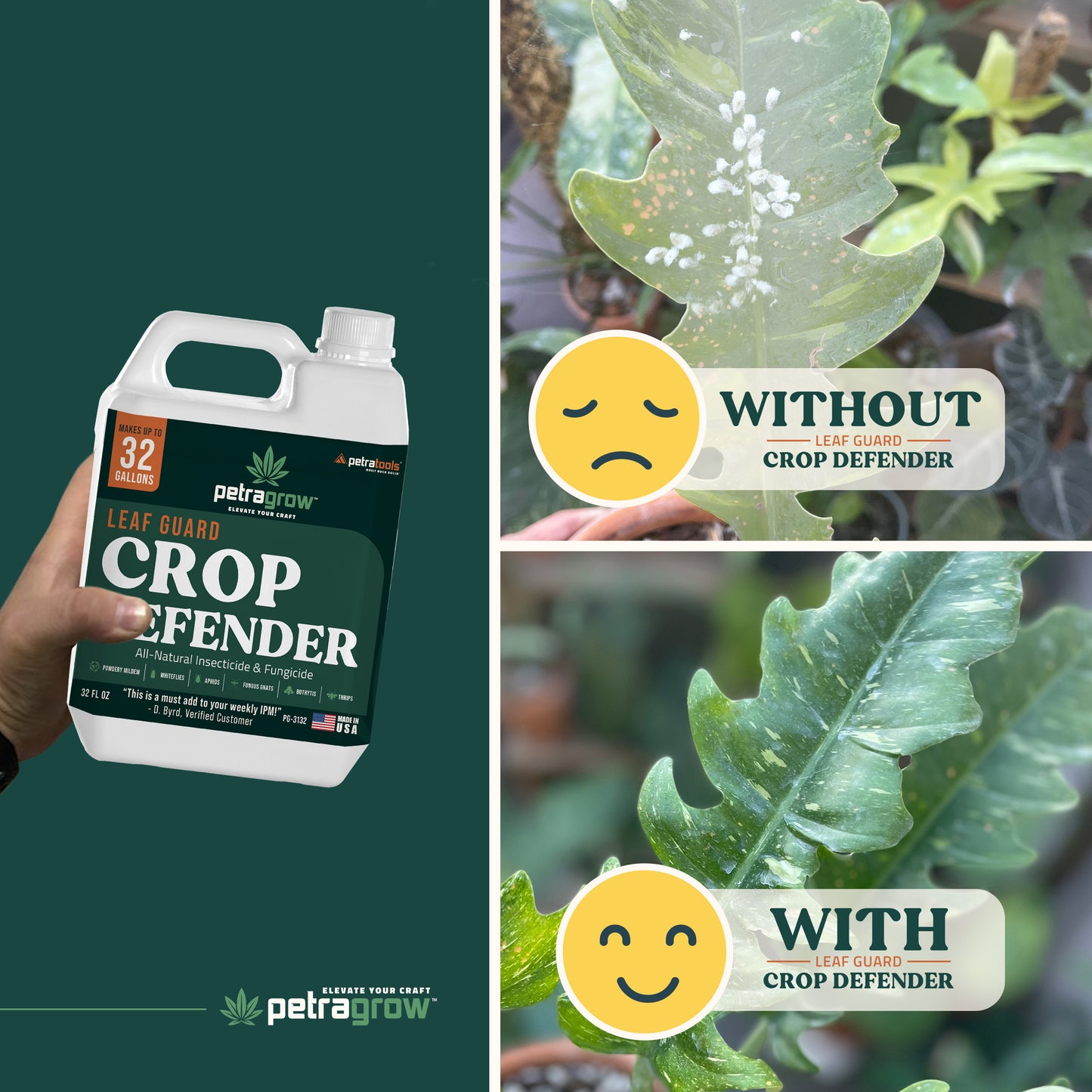 PetraGrow Crop Defender Leaf Guard Concentrate