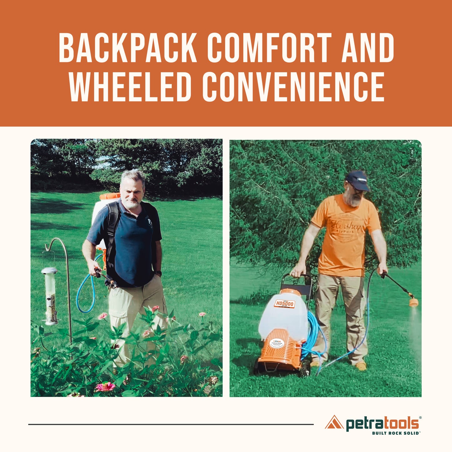 PetraTools Battery Cart Sprayer (6.5 Gallon) - HD5000