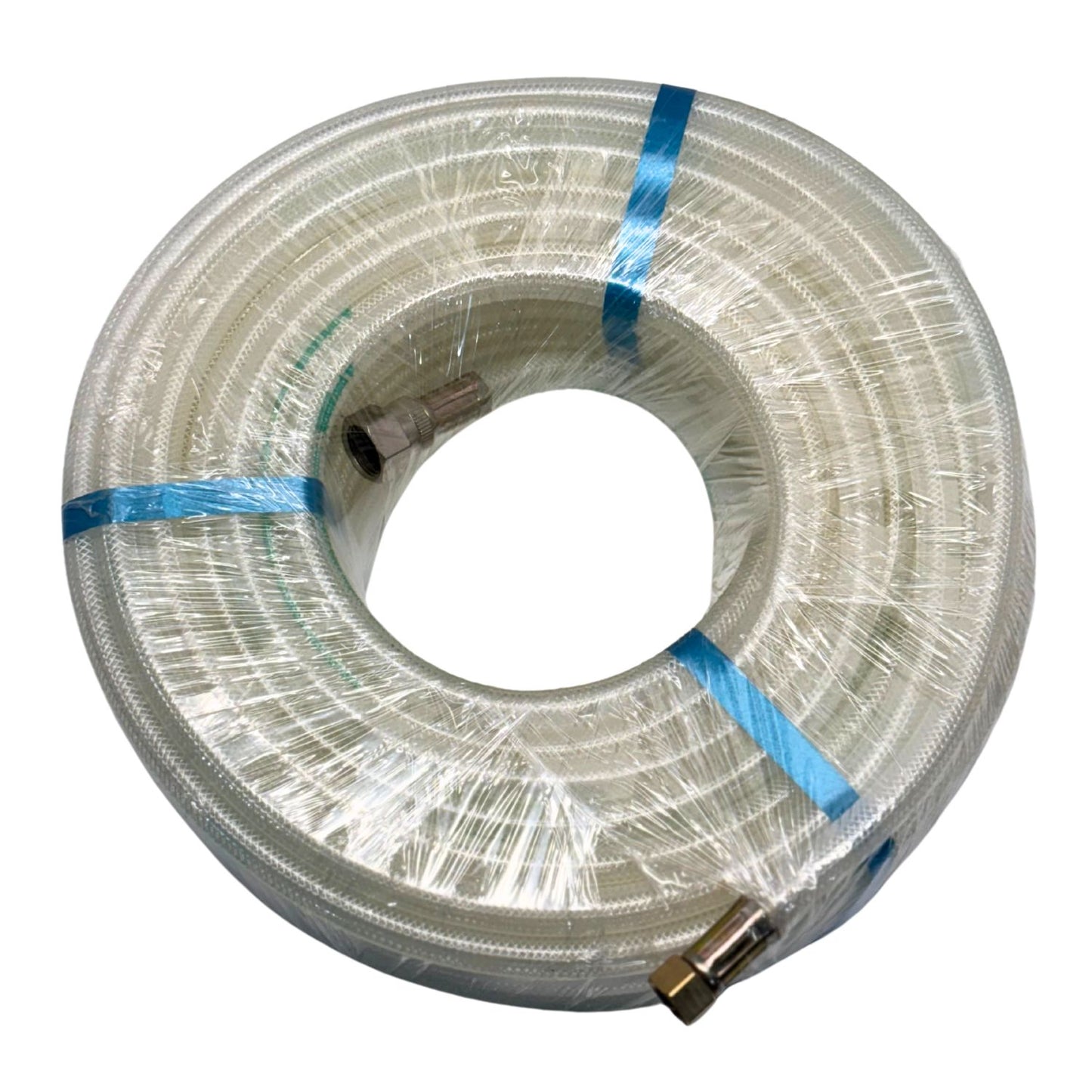 Hose - 100 ft High Press., White Clear, Female/Female - HD5000, HD5000-R, HD12000, HD14000