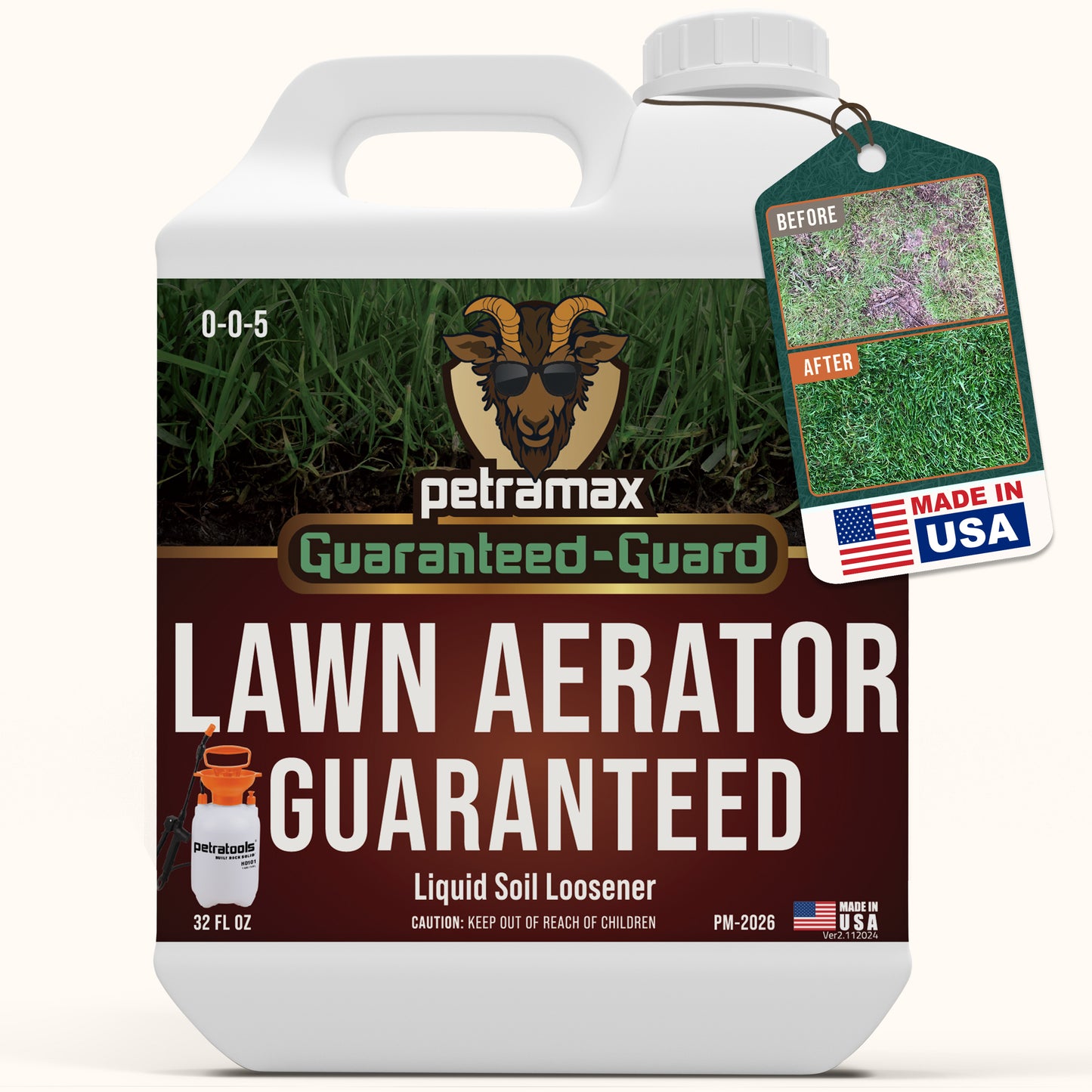 PetraMax Liquid Lawn Aerator 0-0-5