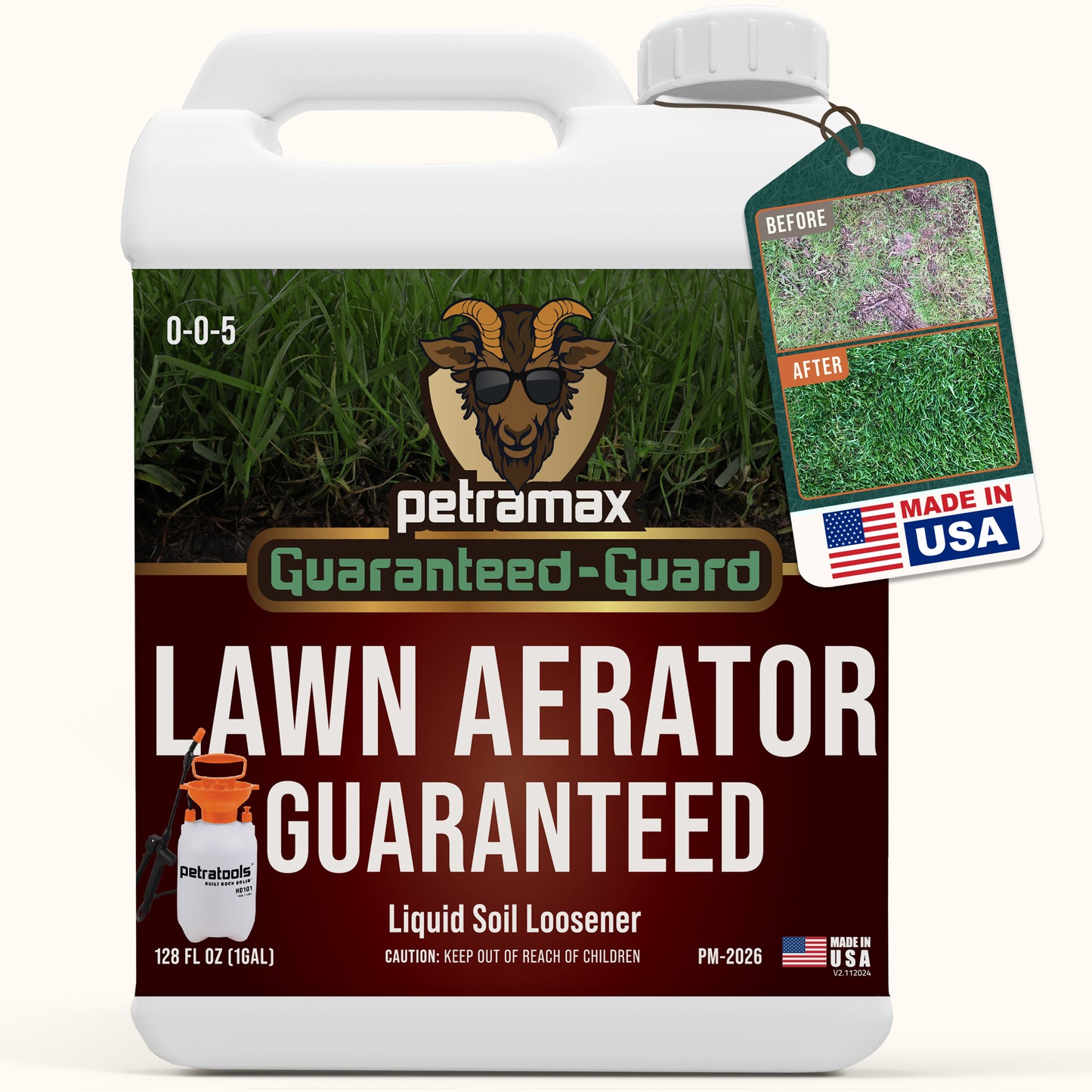 PetraMax Liquid Lawn Aerator 0-0-5