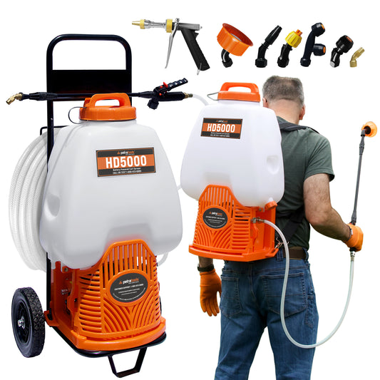 PetraTools Battery Cart Sprayer (6.5 Gallon) - HD5000