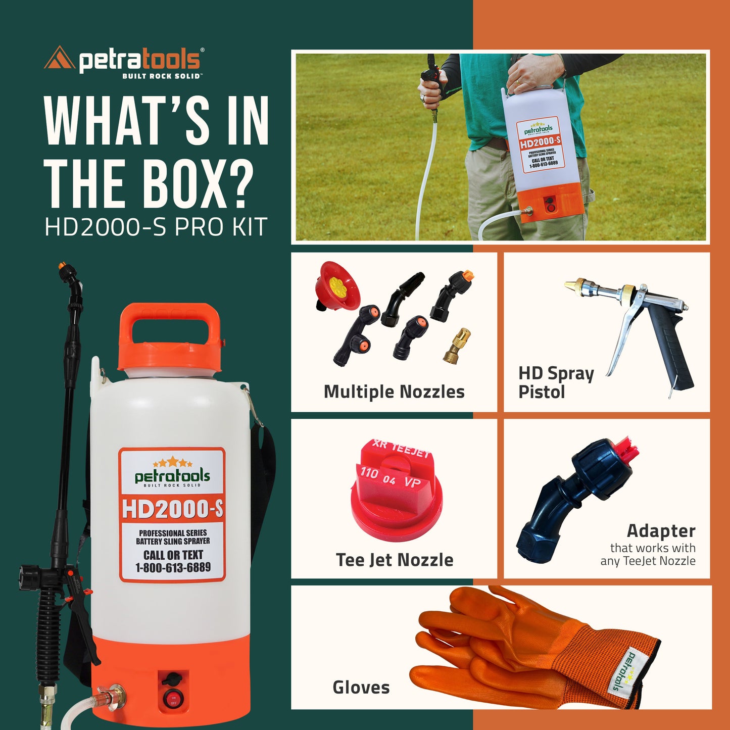 PetraTools HD2000-S Sling Sprayer Pro Kit