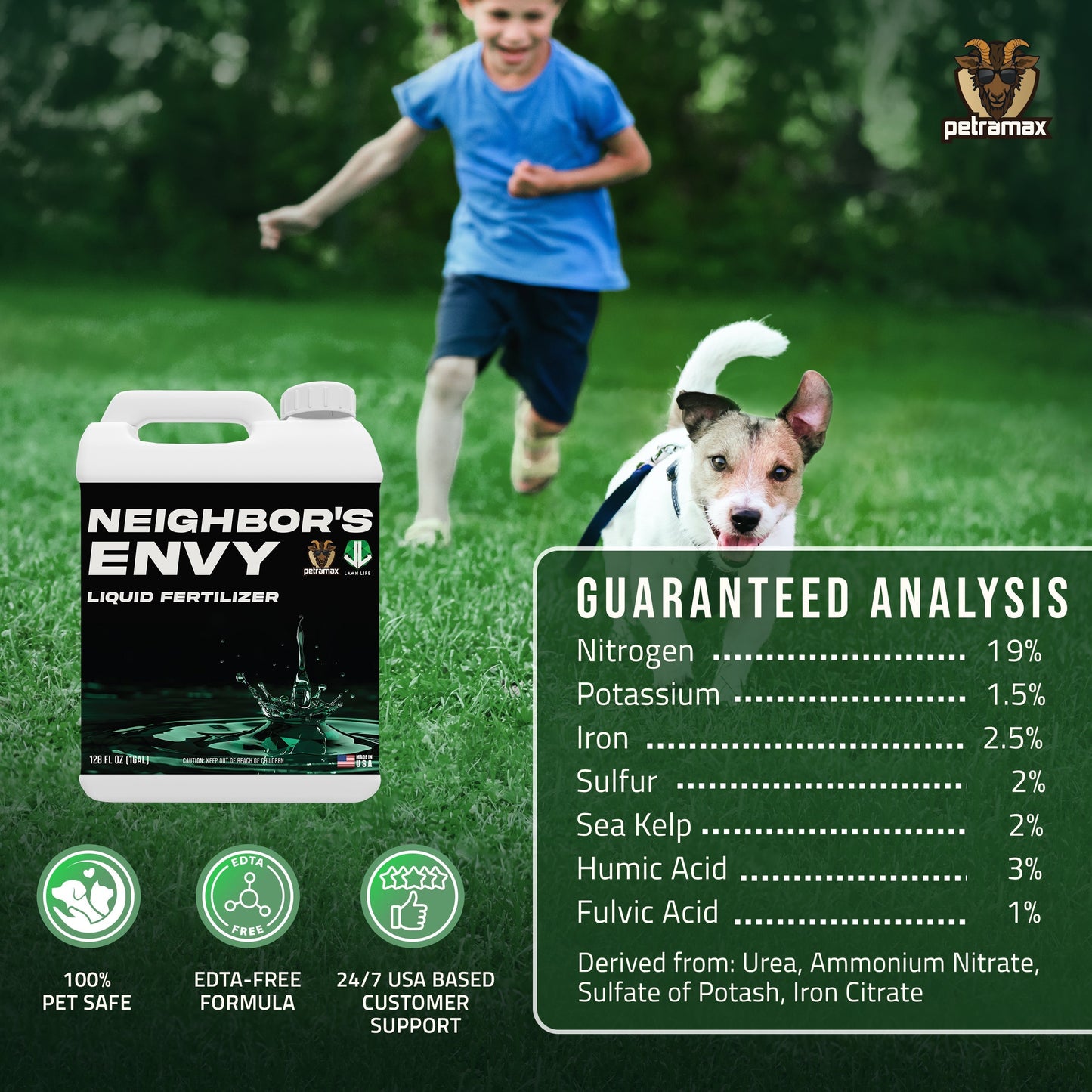 Petramax Neighbor's Envy Liquid Fertilizer