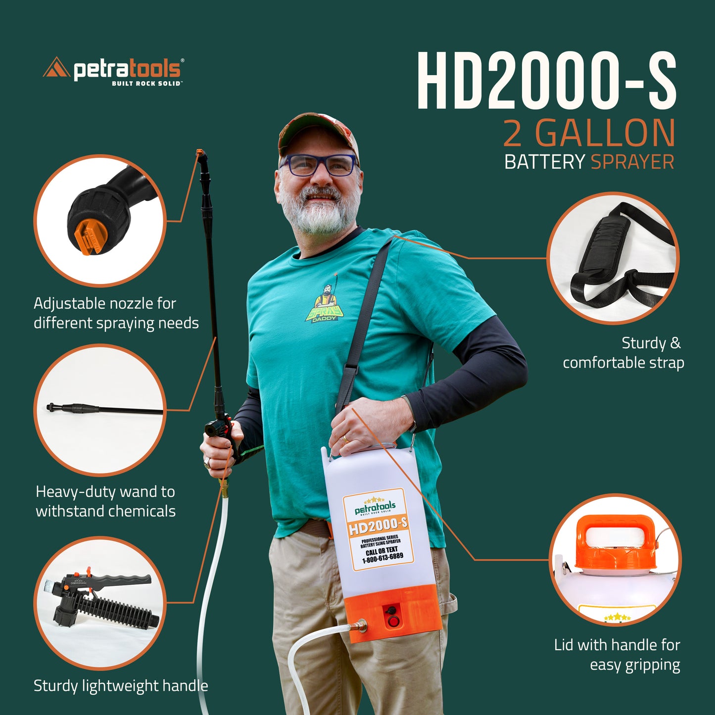 PetraTools HD2000-S Sling Sprayer Pro Kit