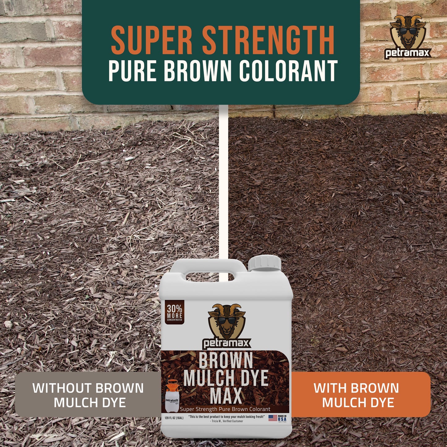 Petramax Brown Mulch Dye