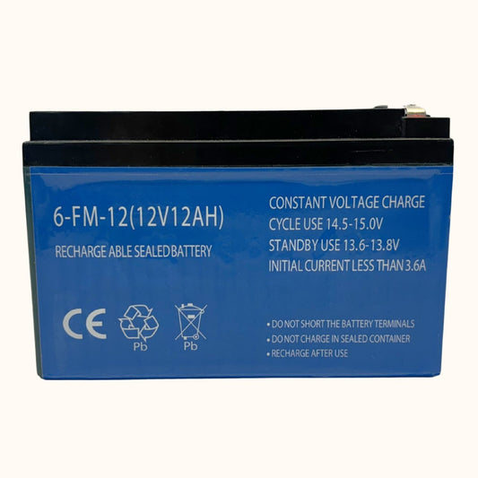 Replacement Battery for Beast and Prime Sprayers - 12V 12AH Lead Acid Battery