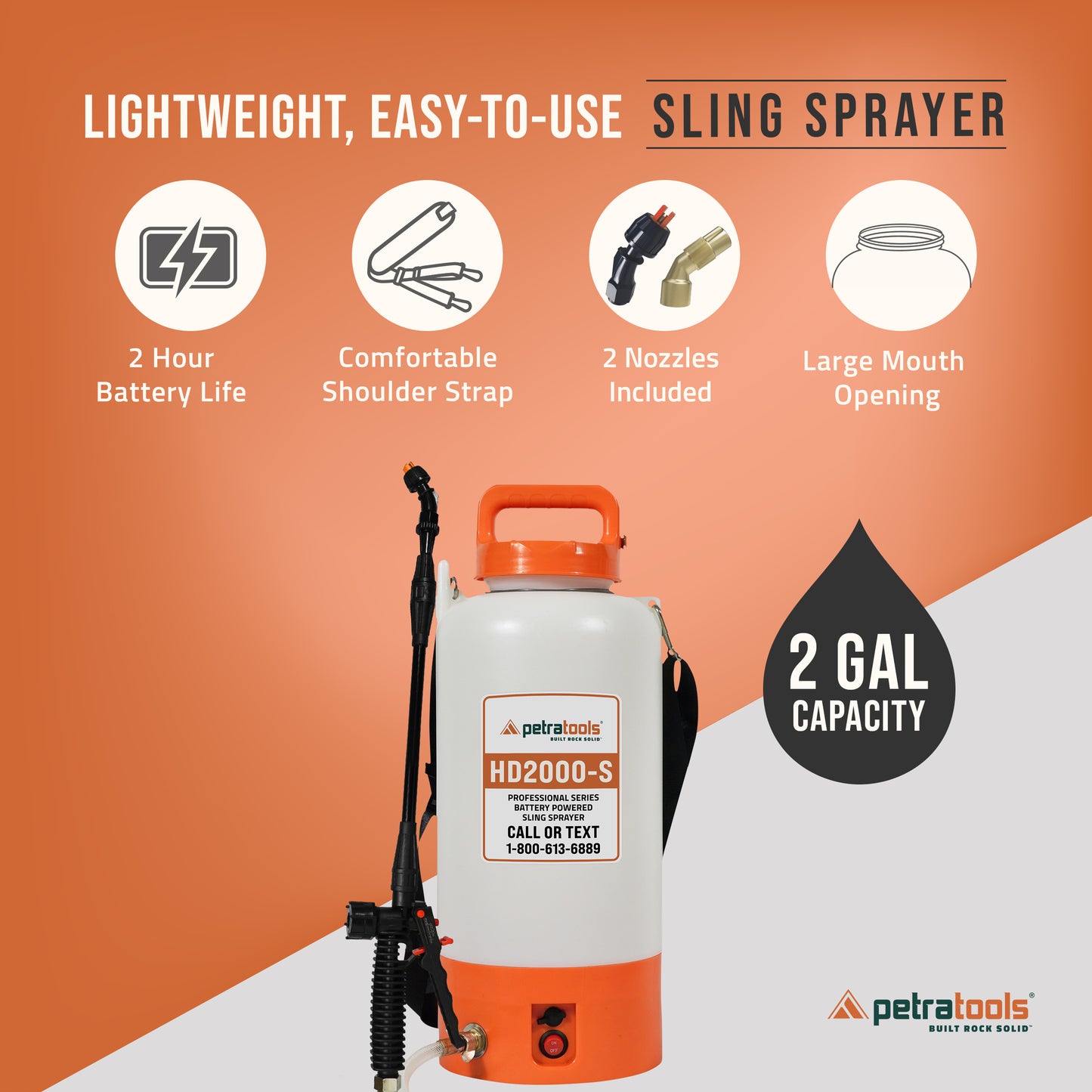 PetraTools Sling Sprayer HD2000-S