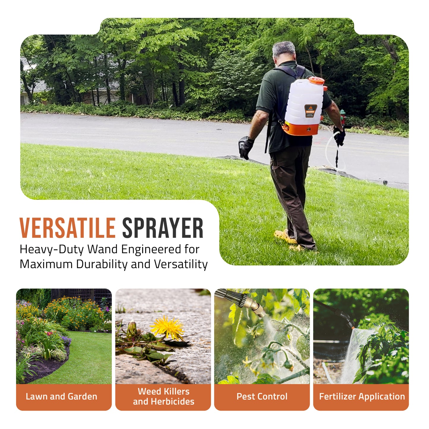 Petratools HD3000 Battery Powered Backpack Sprayer