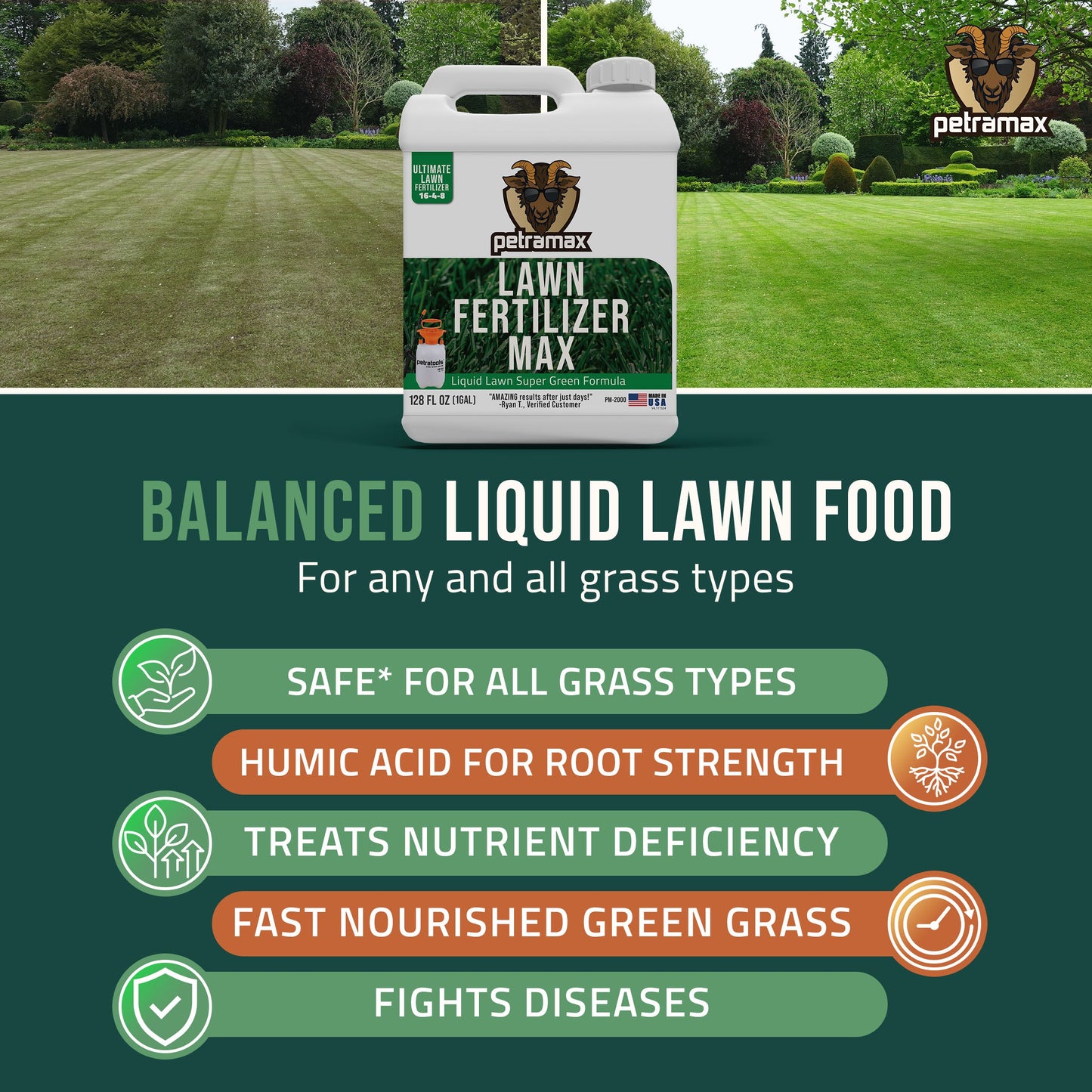 Petramax Lawn Fertilizer Max