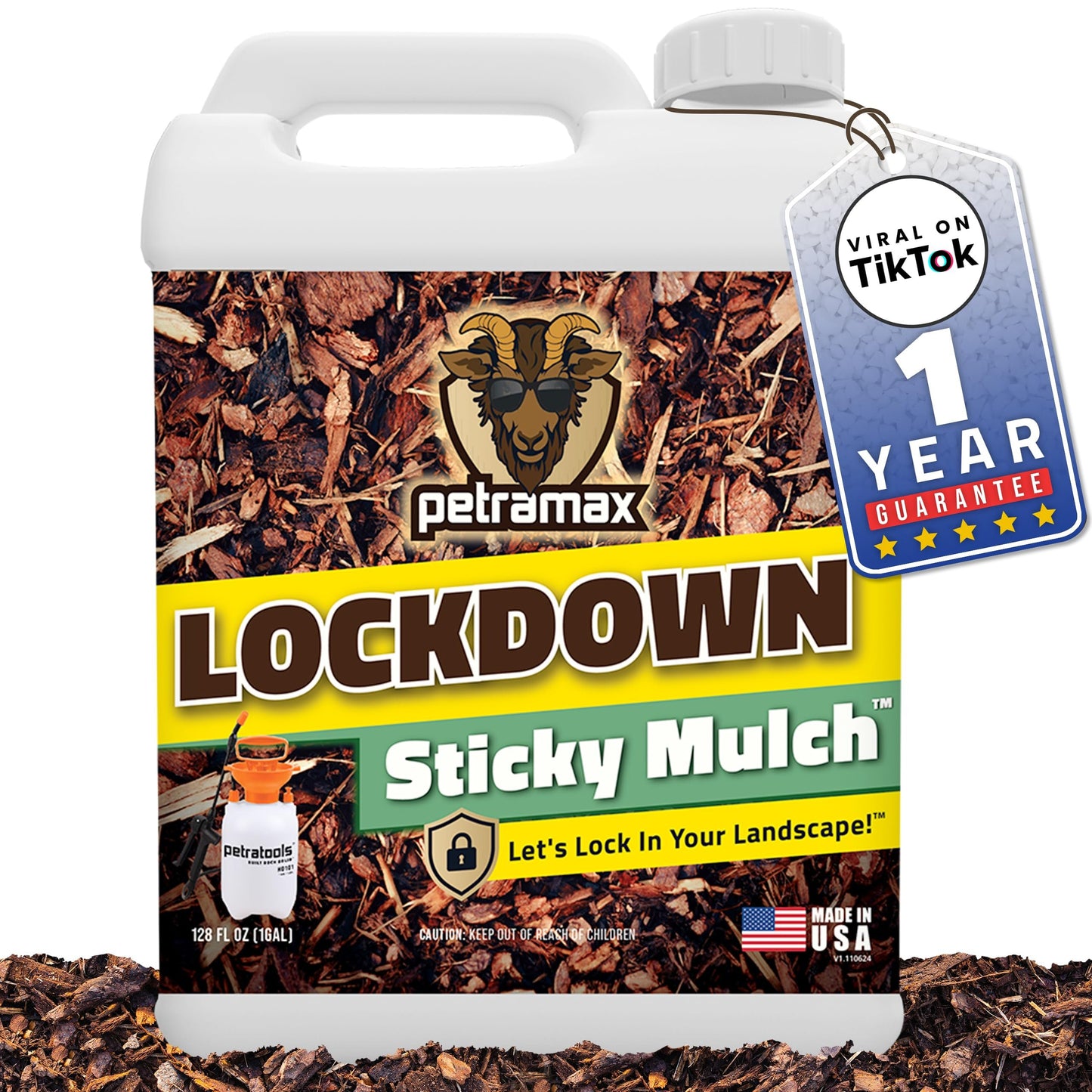 PetraMax Lockdown Sticky Mulch Glue