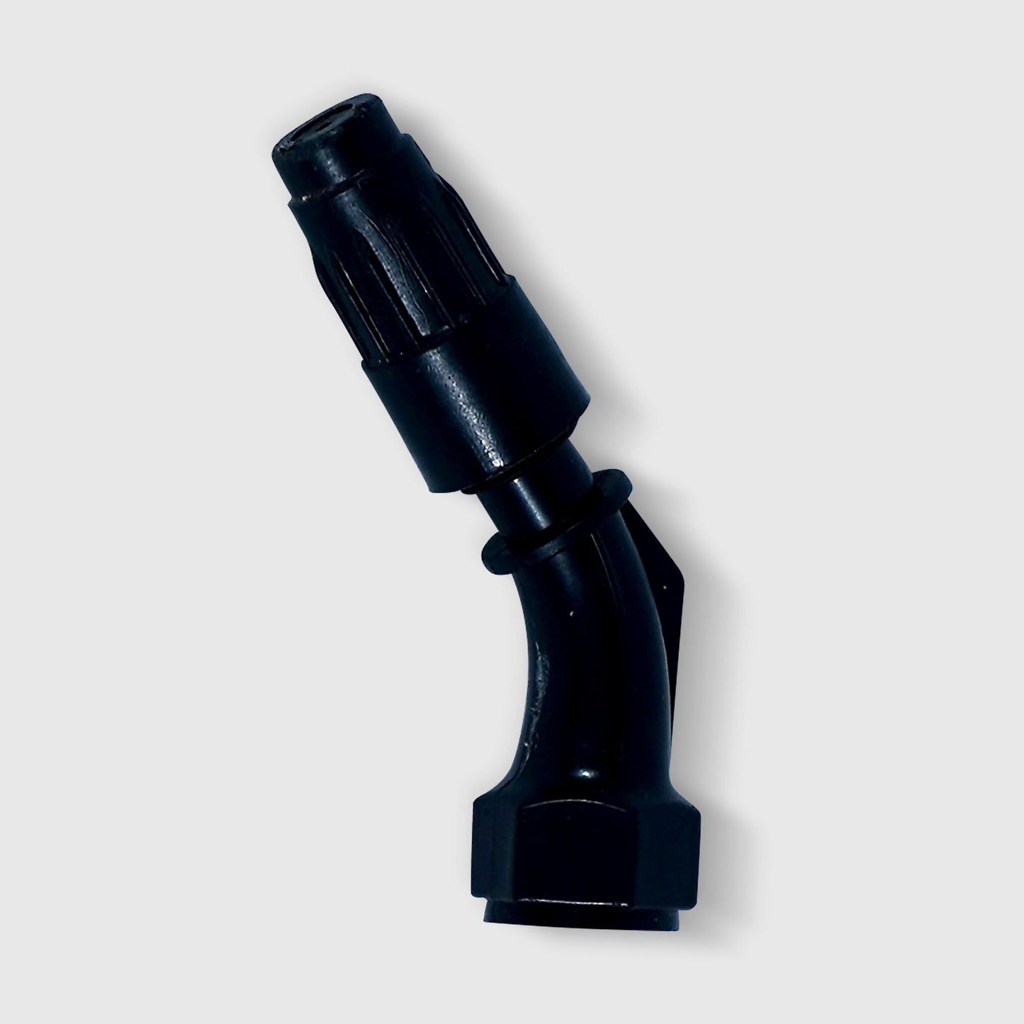 Single Adjustable Black Plastic Nozzle