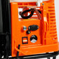 PetraTools HD5000 Battery Sprayer With Reel Cart - 6.5 Gallon Charging Port and OnOff Switch